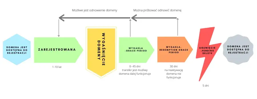 Cykl życia domeny po wygaśnięciu