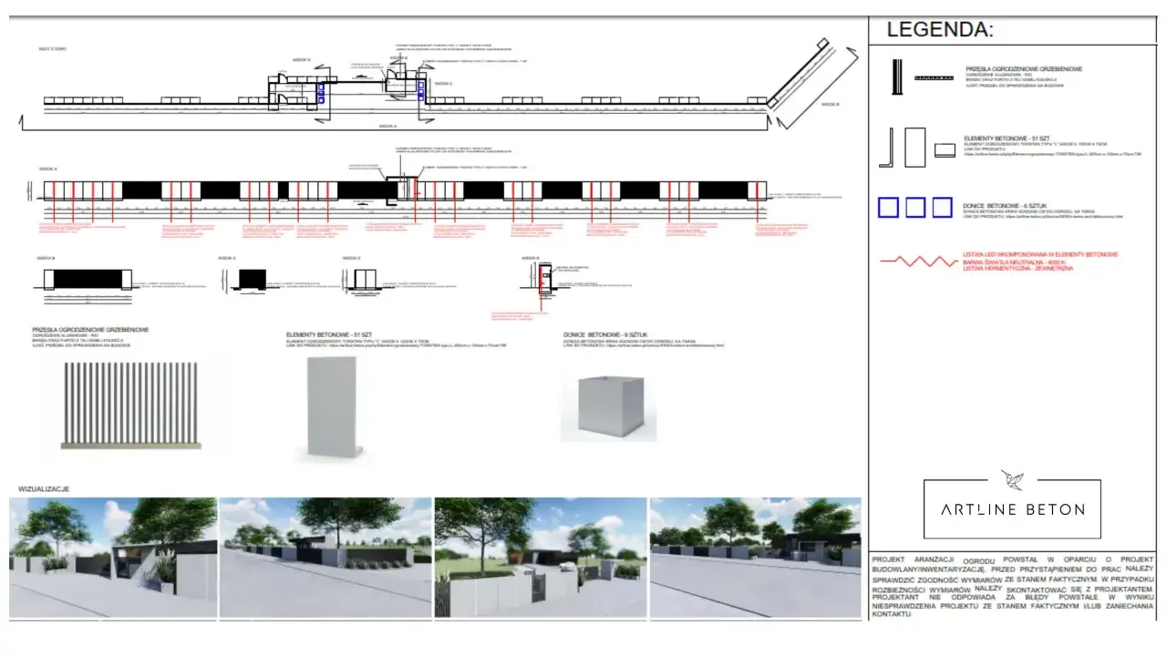 zalety płotu betonowego