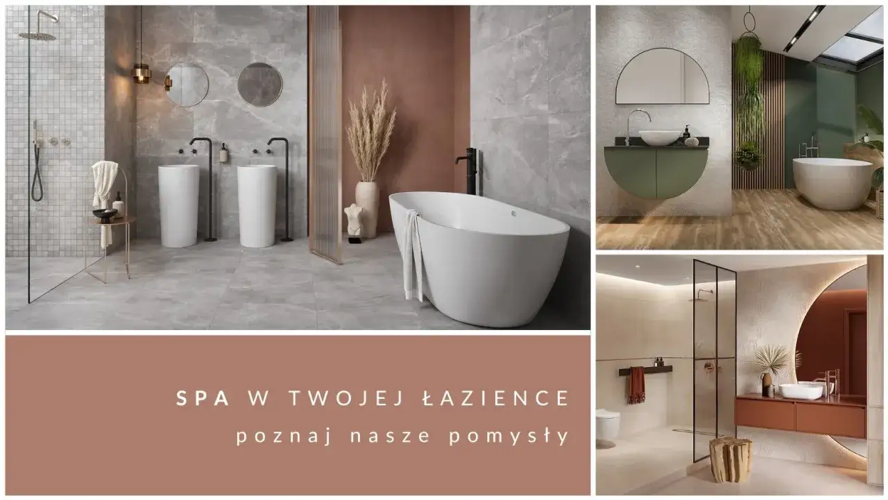 Materiały i kolory do łazienki spa