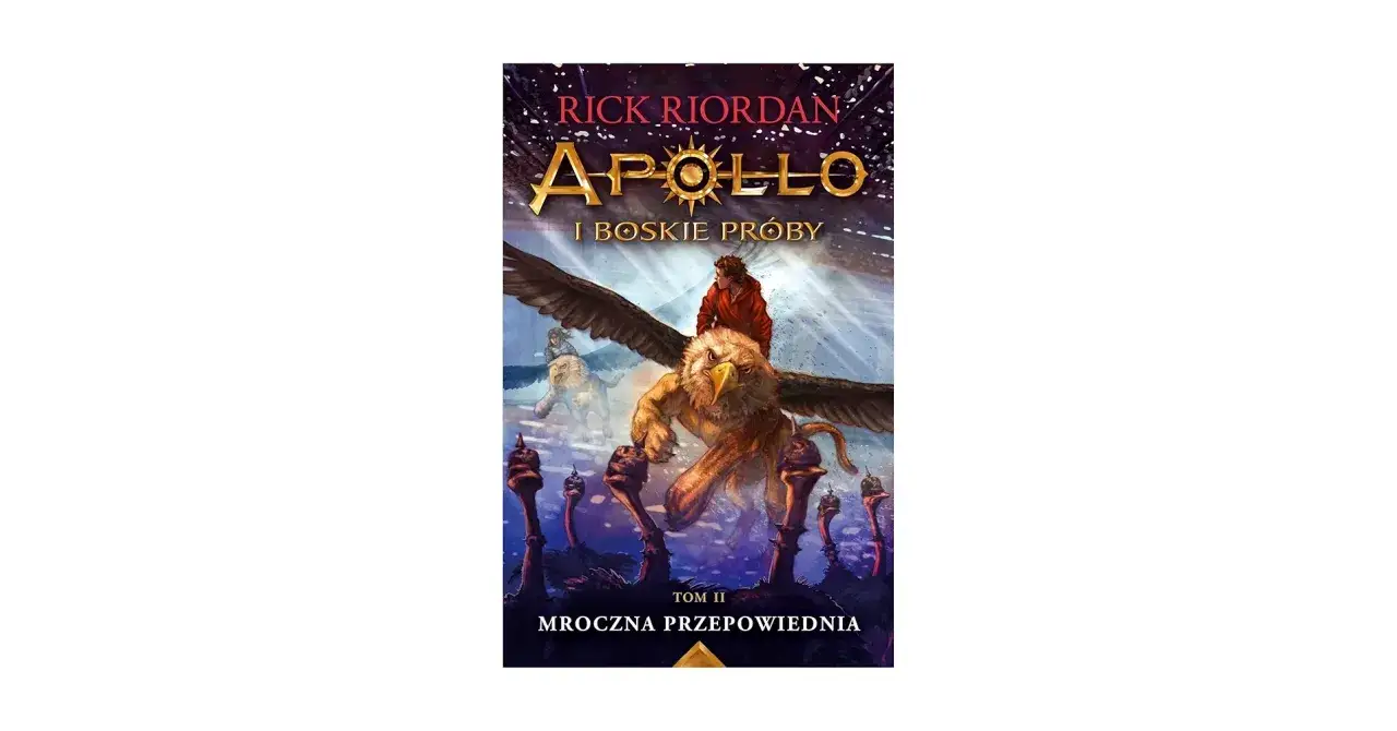 okładka książki Mroczna Przepowiednia Rick Riordan
