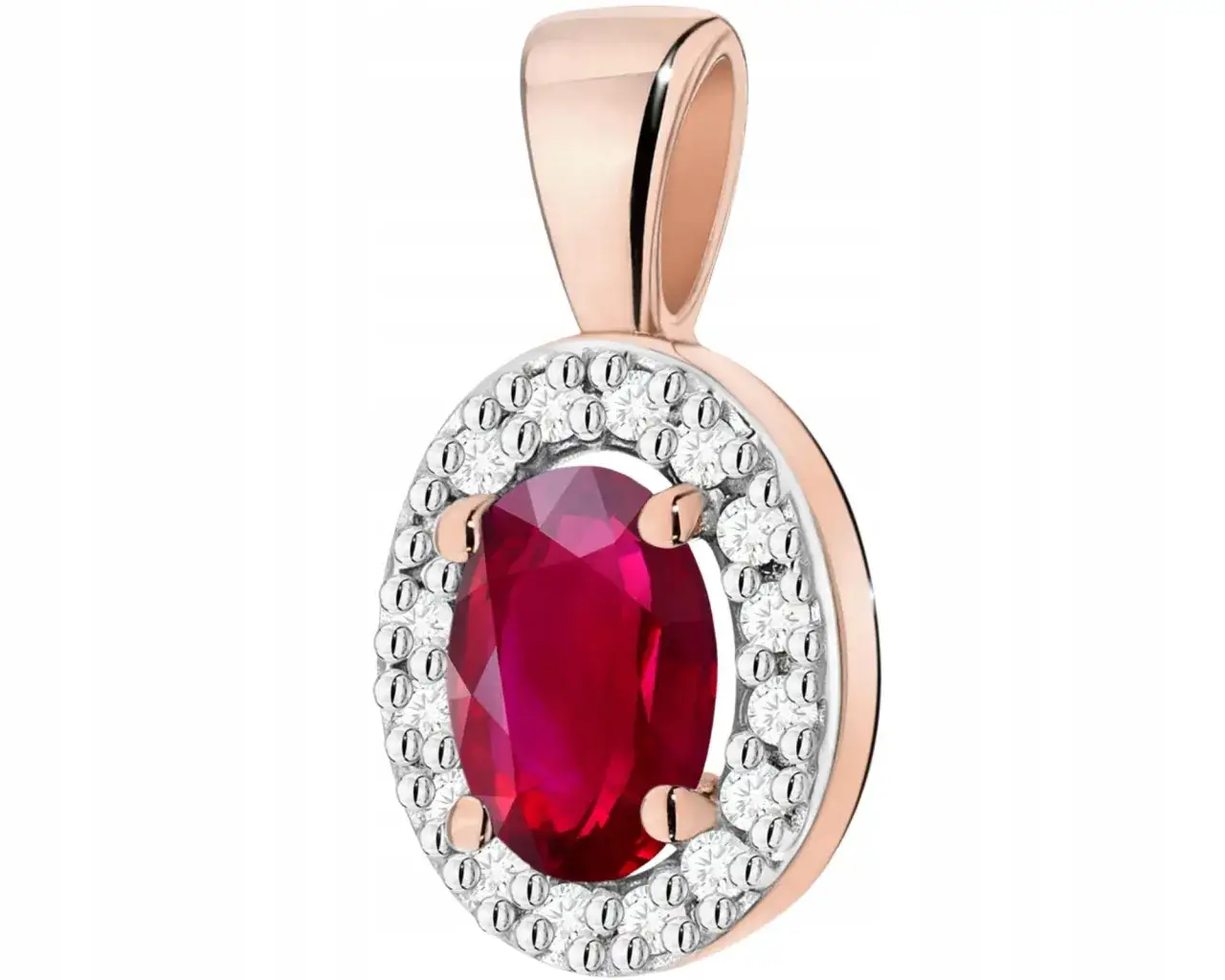 biżuteria z rubinem prezent