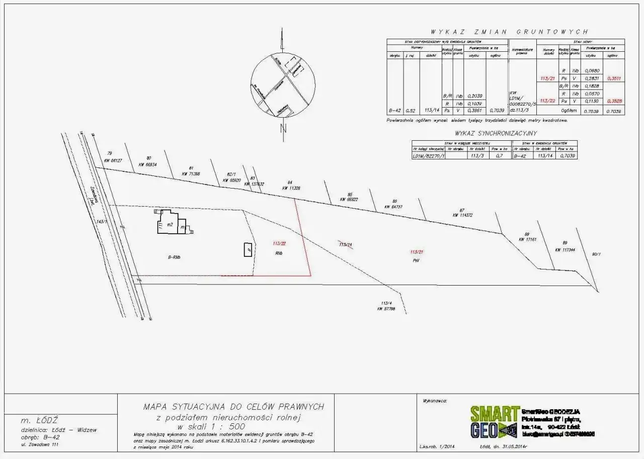 dokumenty podział działki uchwała gmina