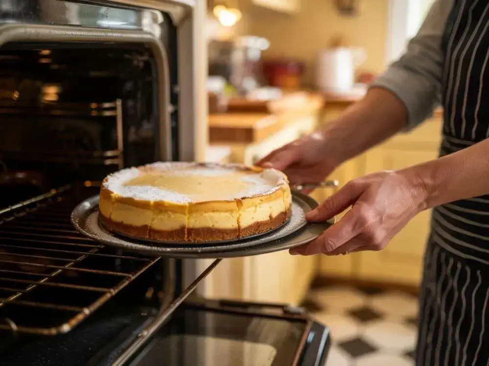 dopiekanie sernika folia aluminiowa