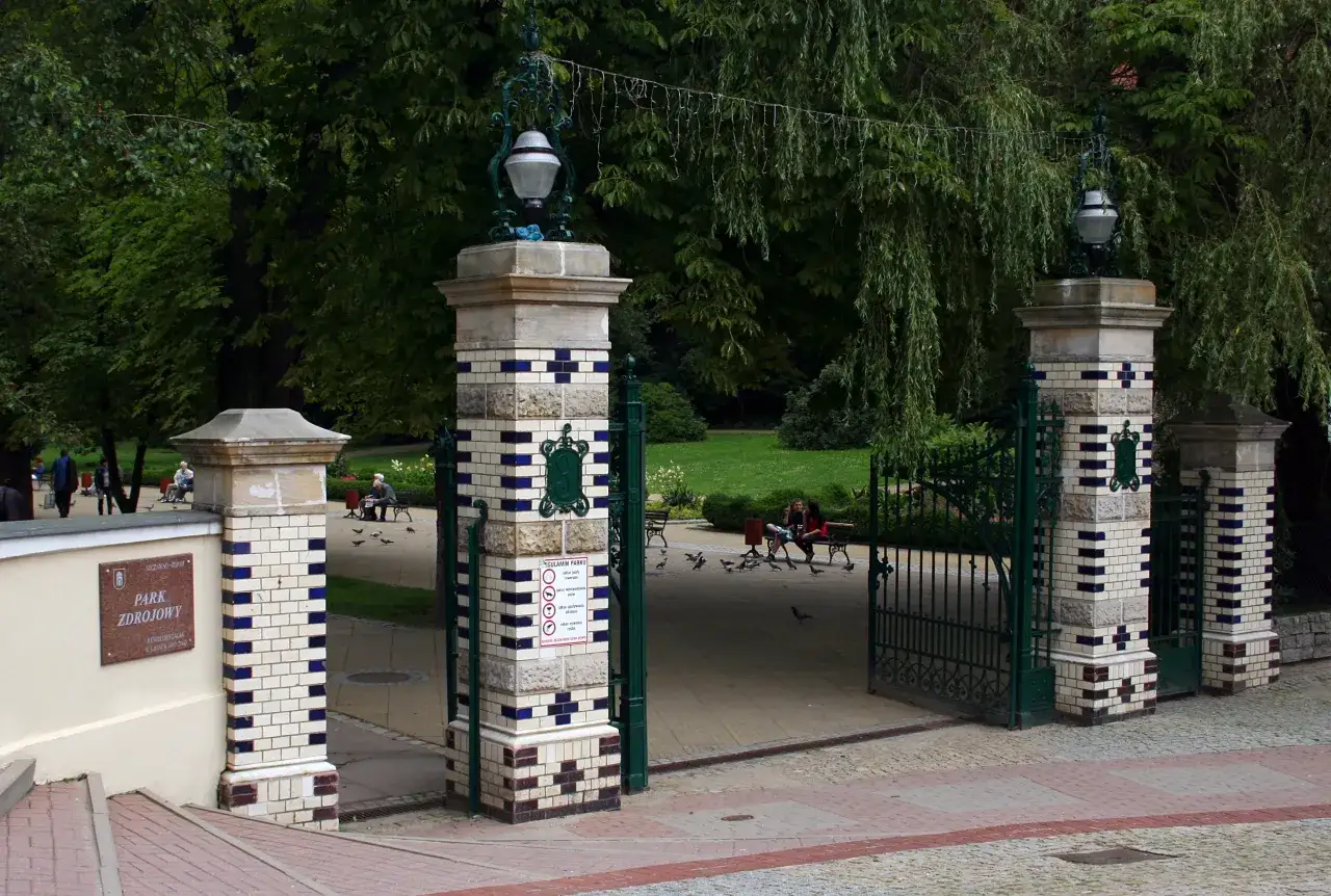 Szczawno-Zdrój Park Zdrojowy Wieniawskiego