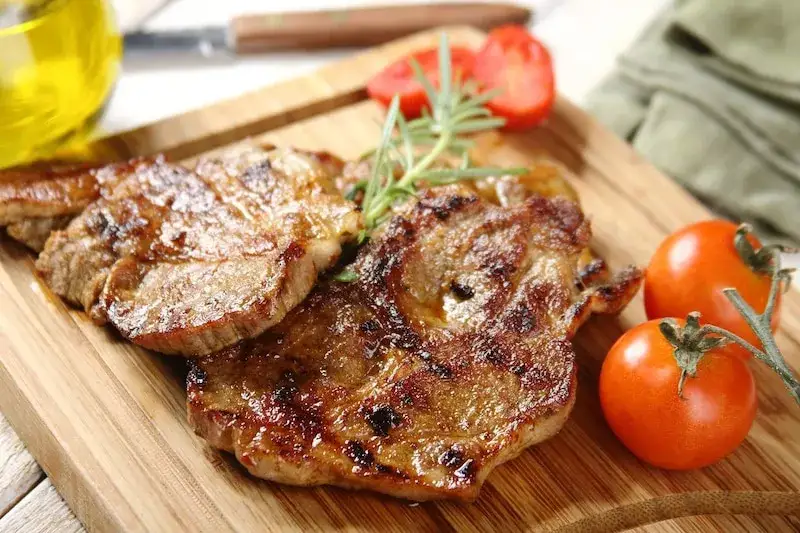 stek z kark&oacute;wki na patelni