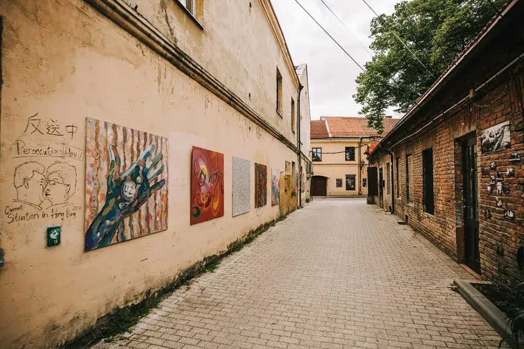 Užupis Wilno street art