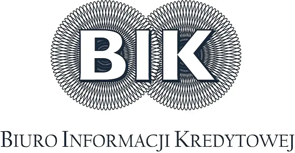 BIK logo i wykres historii kredytowej
