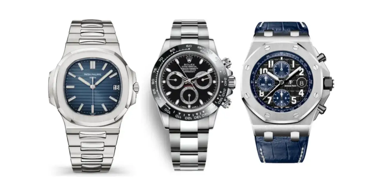 Luksusowe zegarki męskie Rolex Omega Patek Philippe Audemars Piguet