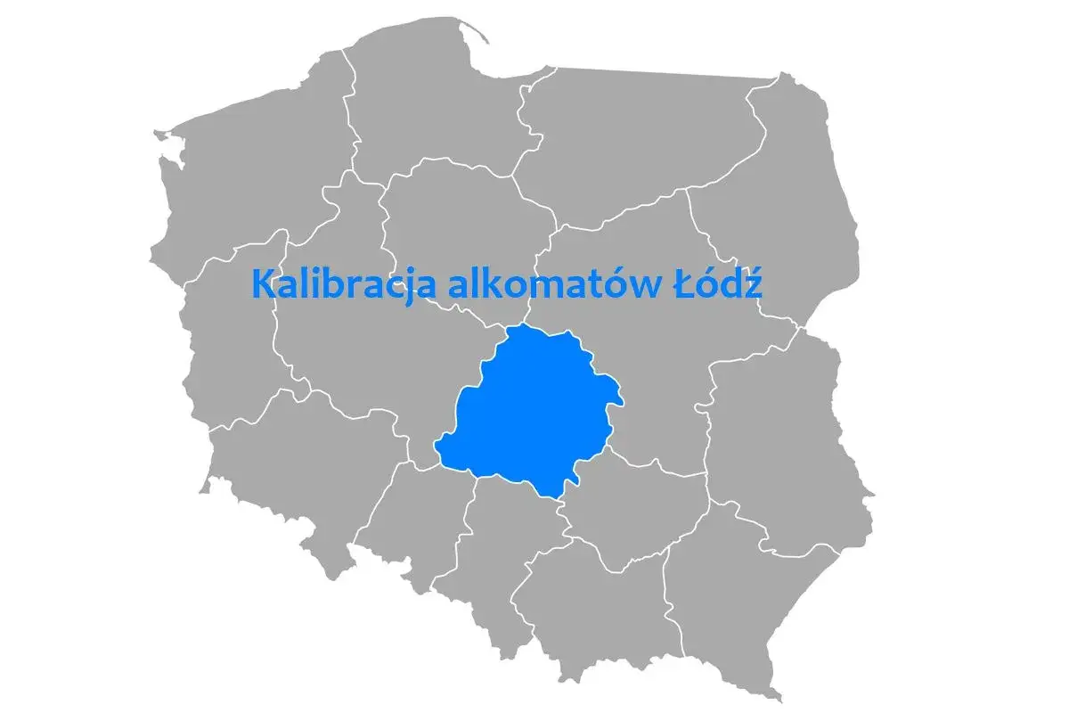 punkty kalibracji alkomat&oacute;w mapa