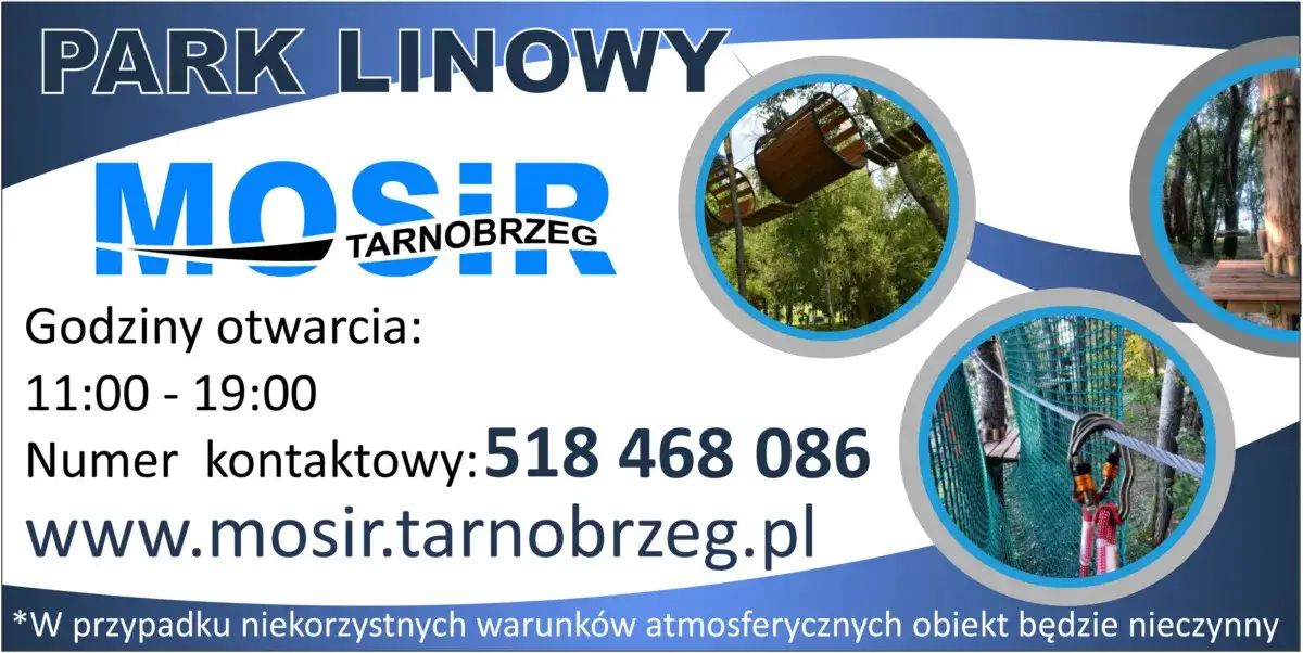 Cennik Park Linowy Tarnobrzeg i godziny otwarcia