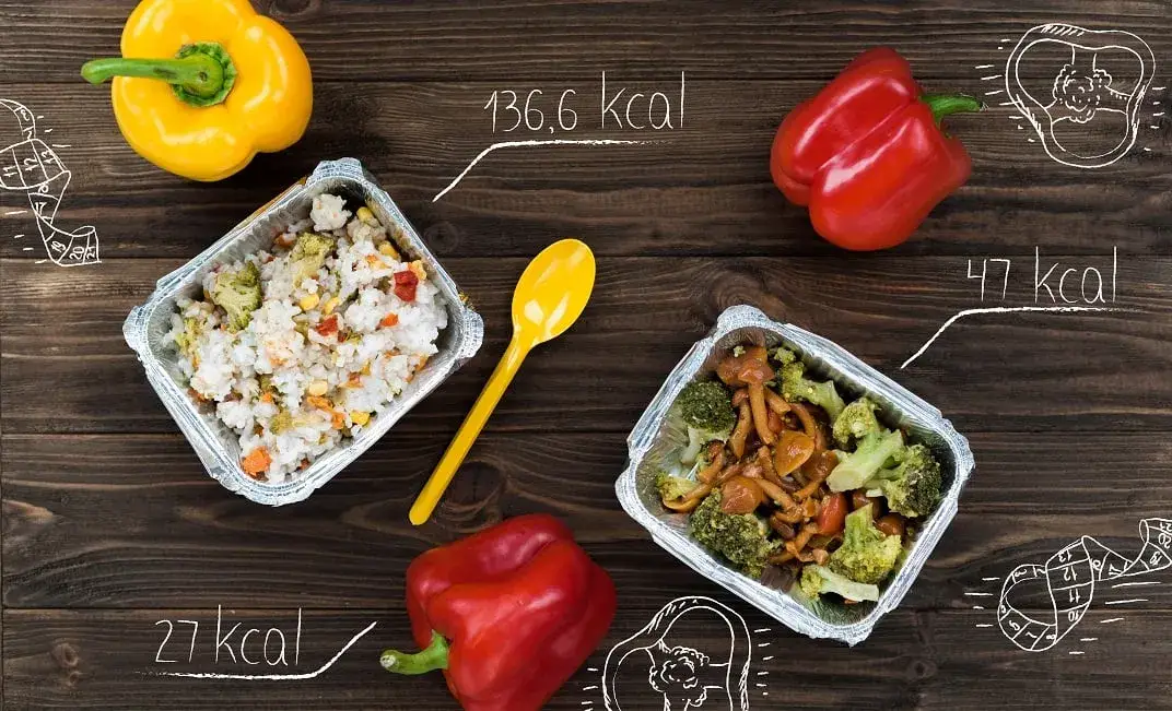 przykłady 1000 kcal jedzenia wizualizacja