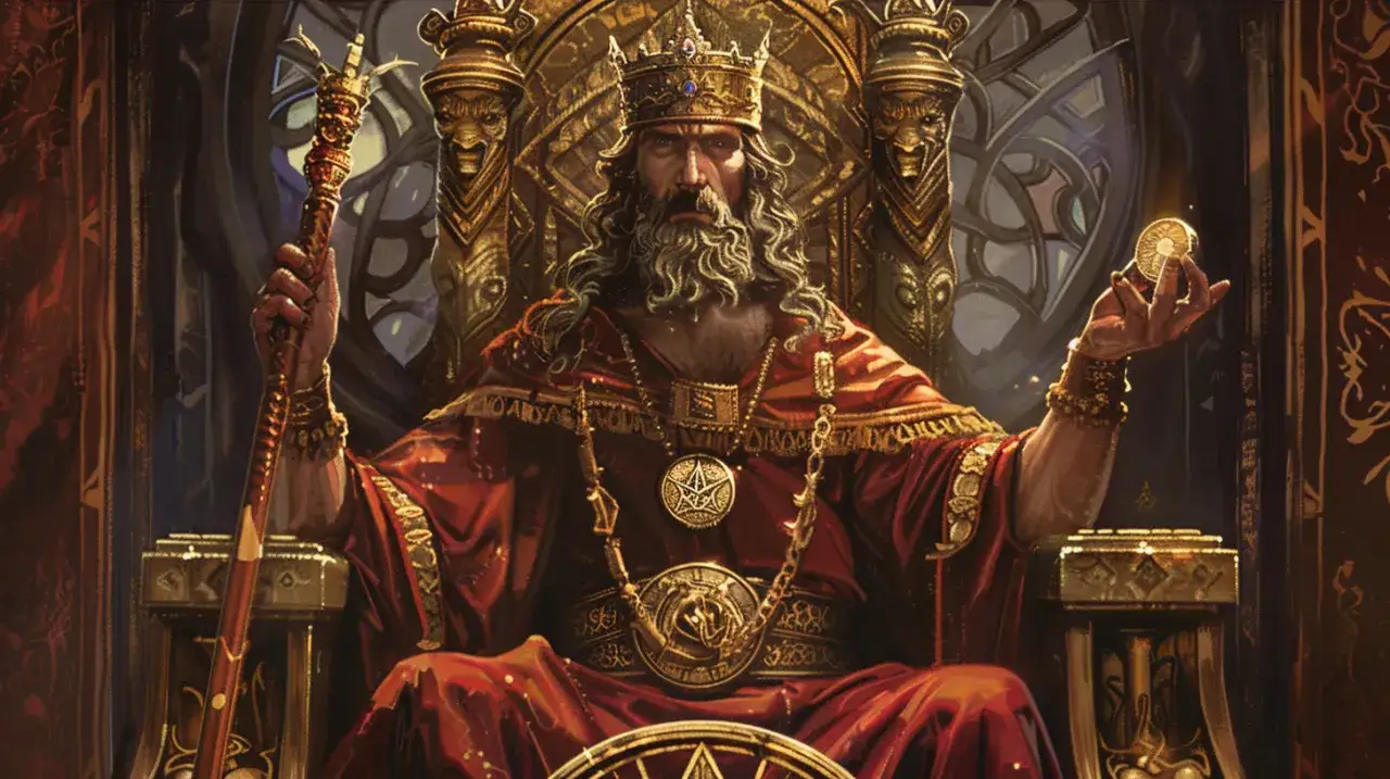 Zdjęcie Król Pentakli - znaczenie i interpretacja karty tarota w 2025