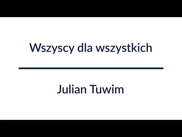 Zdjęcie Tuwim: wiersze dla dorosłych, ich interpretacje i znaczenie literackie