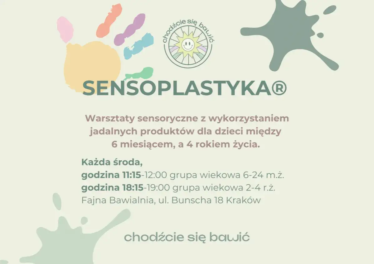 Zdjęcie Zajęcia sensoryczne Kraków - rozwój dziecka przez zabawę i odkrywanie