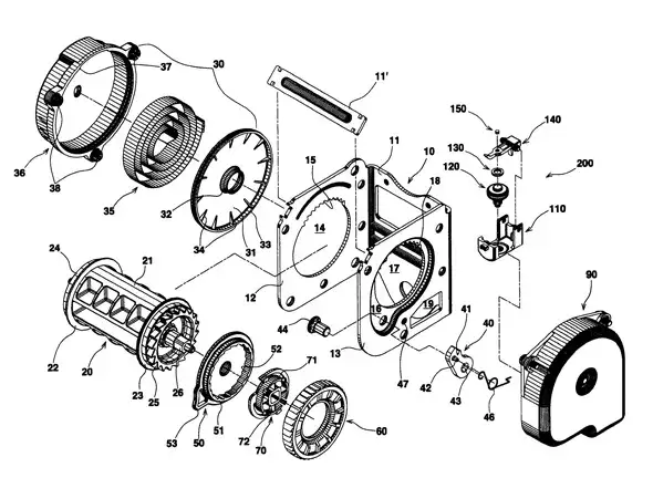regeneracja napinacza pasa bezpieczeństwa schemat