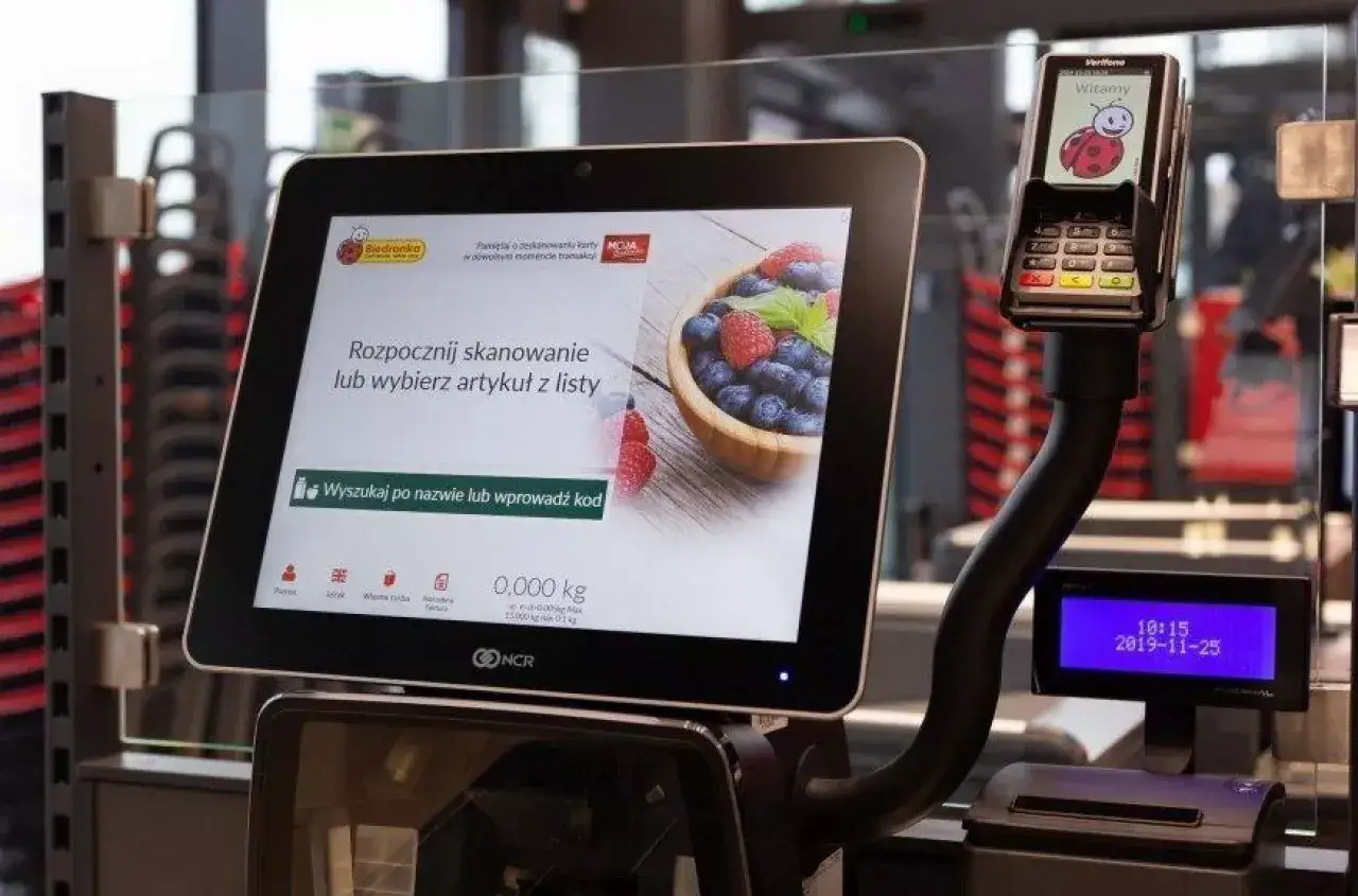 Kasa samoobsługowa Biedronka