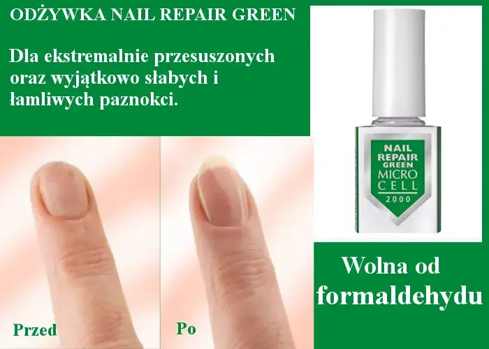 odżywki do paznokci bez formaldehydu