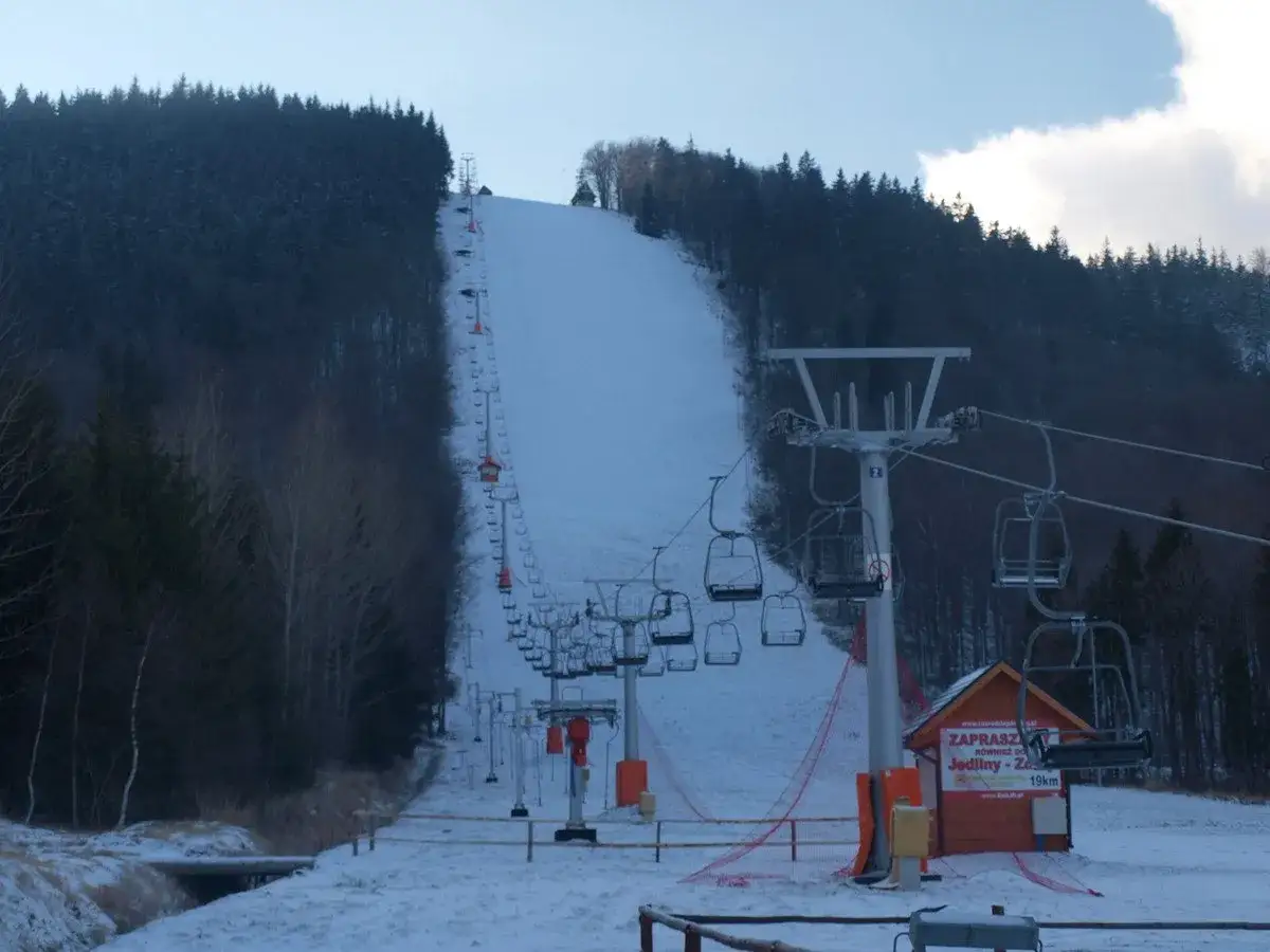Dzikowiec Bogusz&oacute;w-Gorce stok narciarski panorama