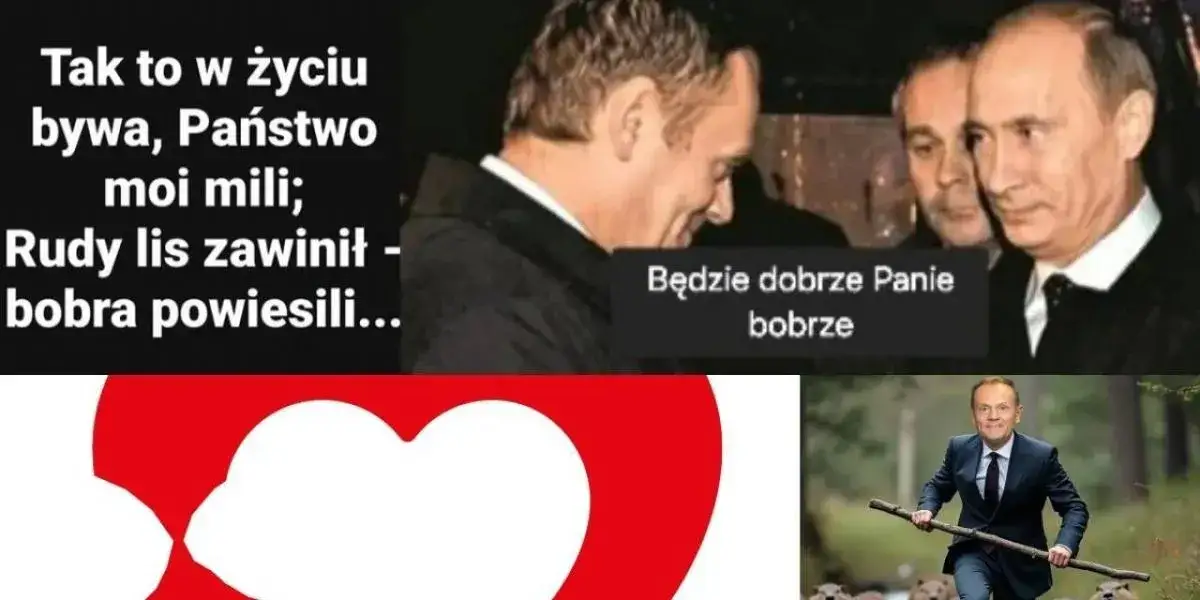 Donald Tusk przeciwnicy polityczni memy wina Tuska