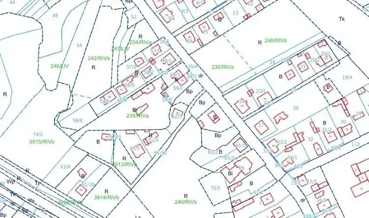 mapa katastralna przykład
