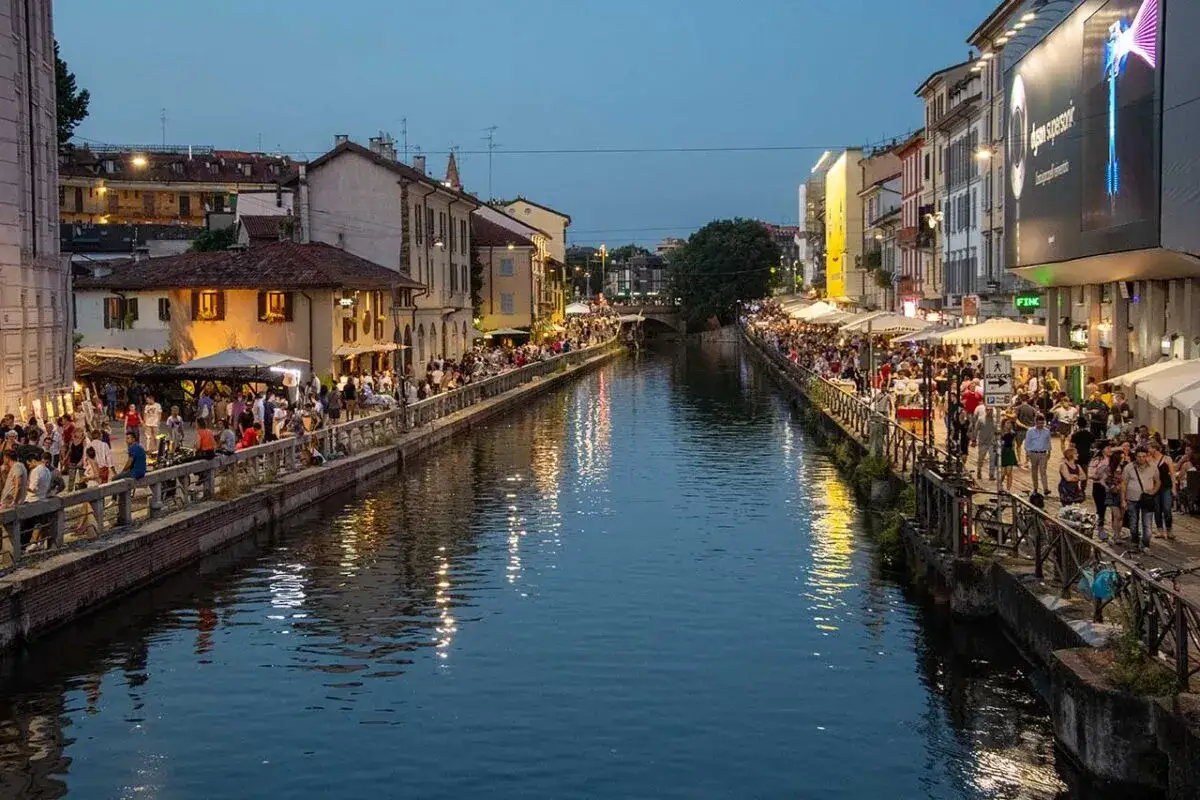 Navigli Mediolan kanały aperitivo