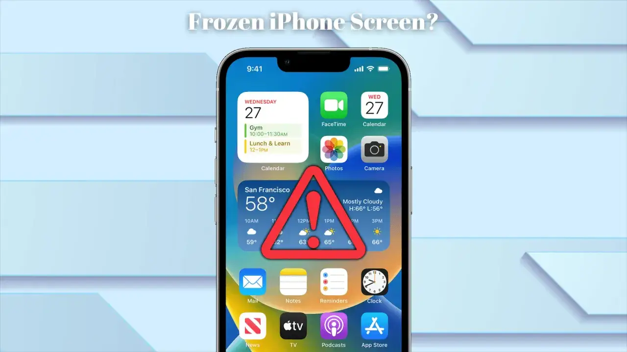 Zablokowany ekran iPhone'a 13? Czerwony trójkąt ostrzegawczy na ekranie telefonu. Dowiedz się, jak wyłączyć iPhone 13.