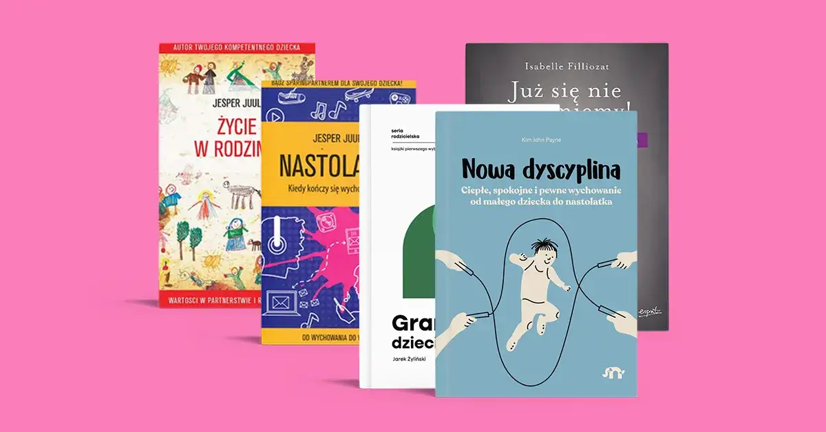 Nastolatek zamyślony nad książkami, rodzic wspierający