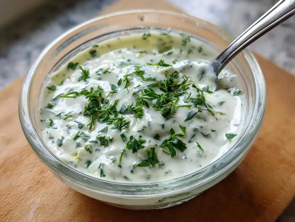 Sos czosnkowy przekąski imprezowe