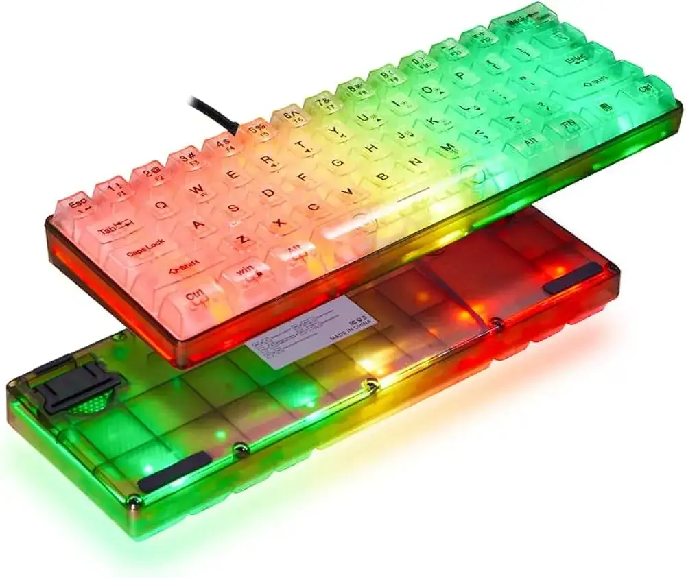 klawiatura laptopa rgb vs jednokolorowa podświetlenie