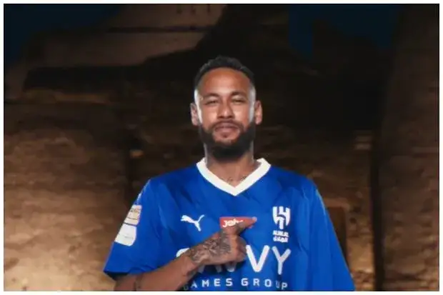 Neymar w koszulce Al-Hilal