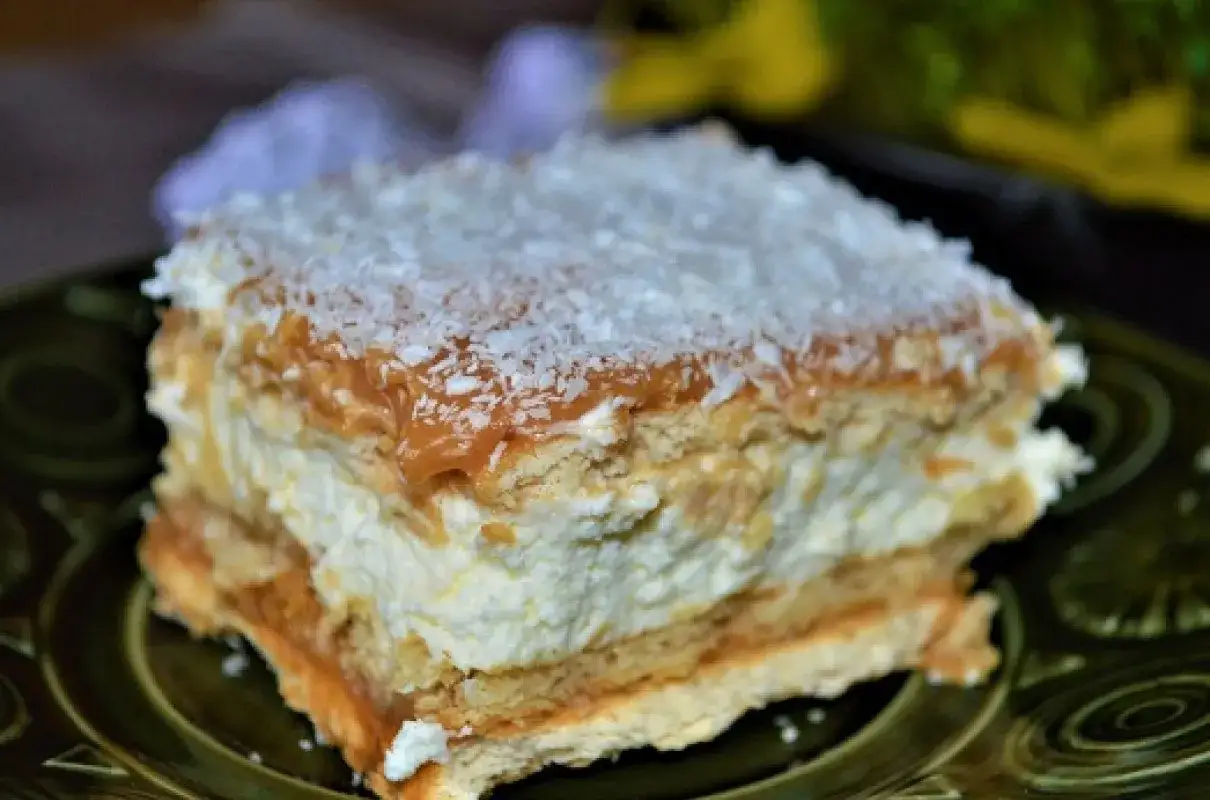 Składniki na ciasto krówka na krakersach