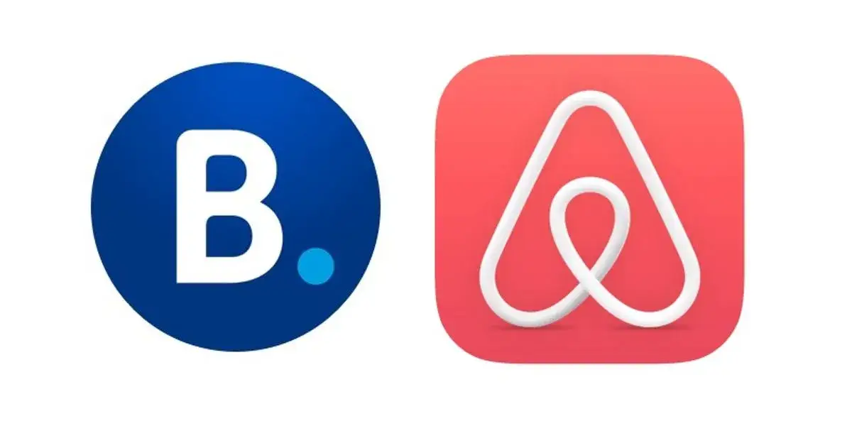 logo Booking.com i Airbnb