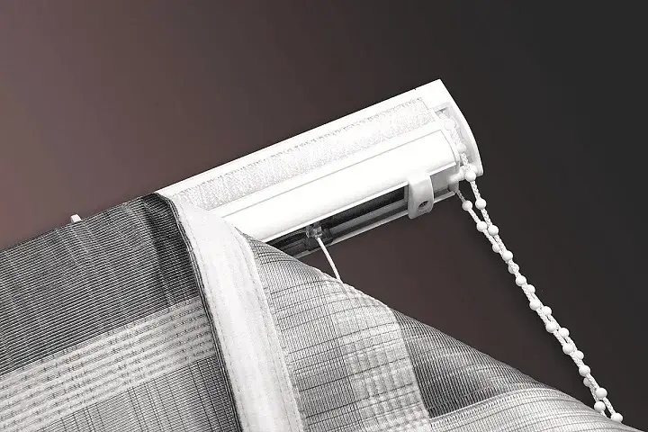 demontaż rolety rzymskiej krok po kroku