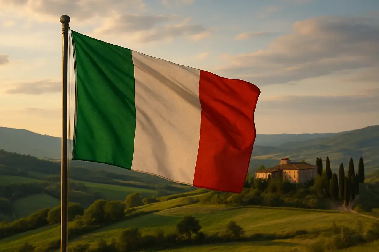 flaga włoska il tricolore