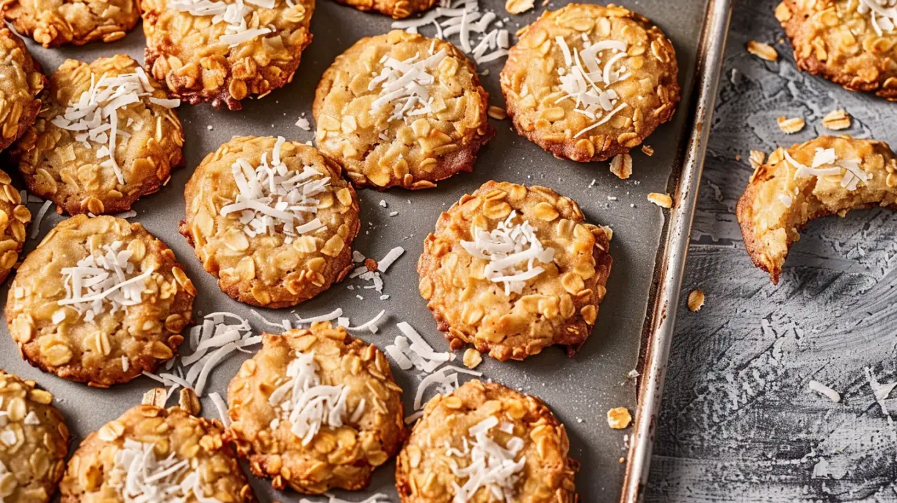 Zdjęcie Ciasteczka owsiane z kokosem: Zdrowa przekąska na co dzień