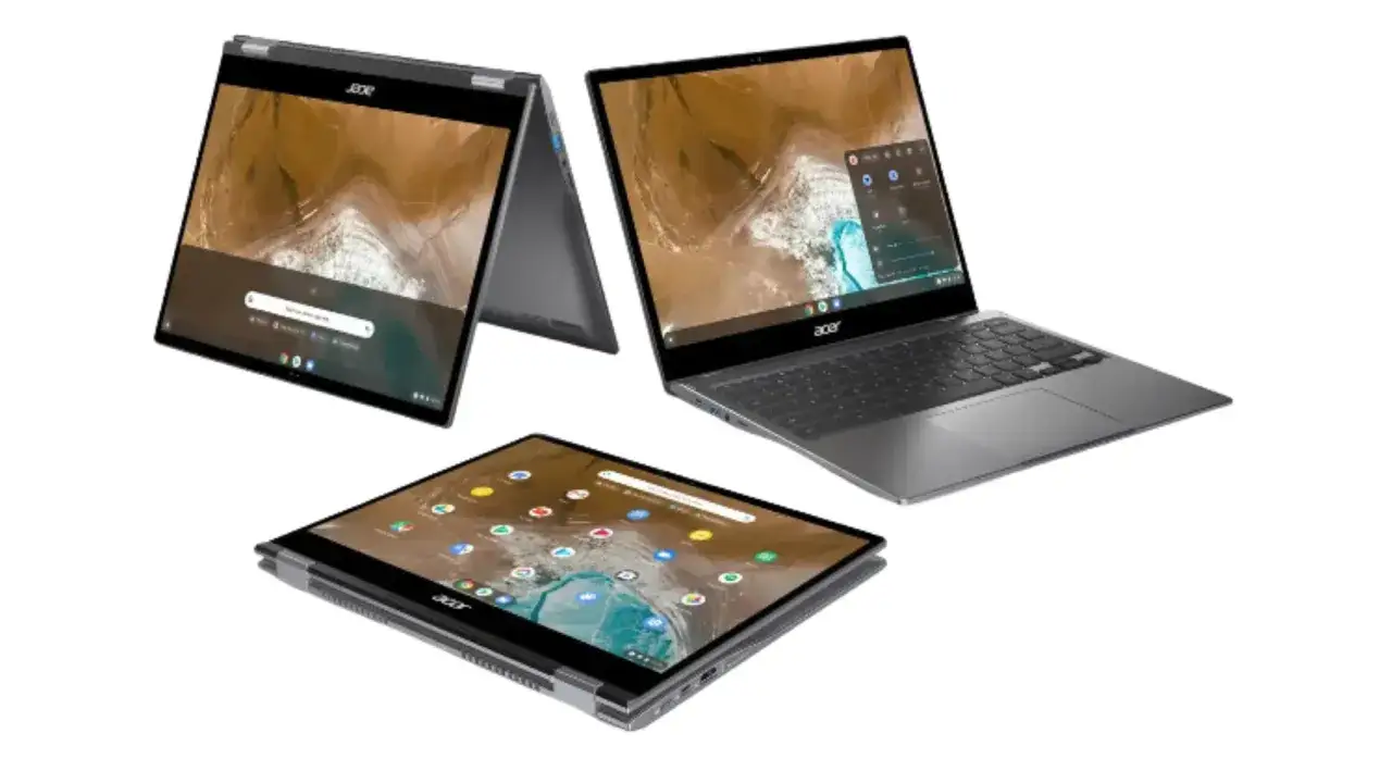 Trzy urządzenia Acer: laptop, tablet i hybryda. Zastanawiasz się, czy wybrać chromebook, czy laptop?