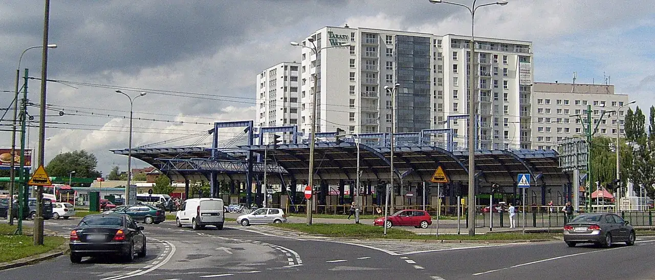 Dworzec Autobusowy Rataje Poznań wejście