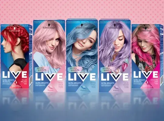 farby Live Ultra Brights kolory