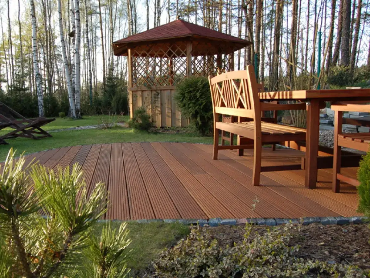 Taras na trawie inspiracje