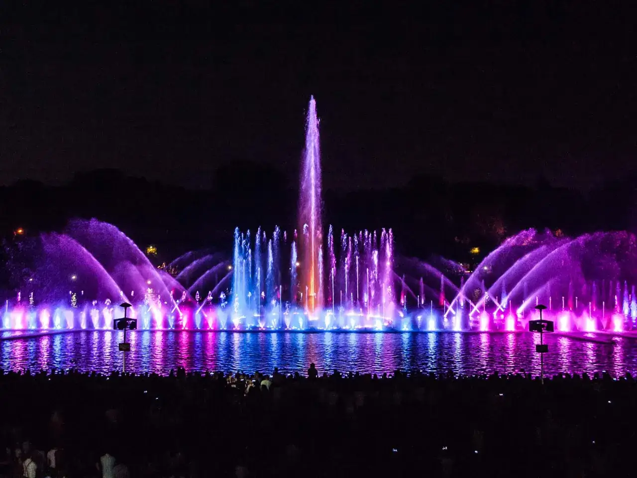 Wrocław Fontanna Multimedialna Hala Stulecia