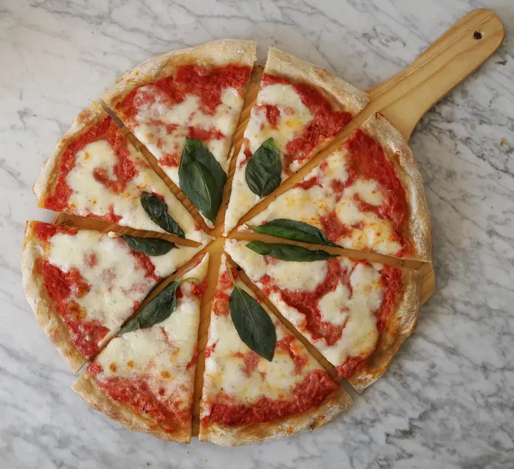 Pizza Margherita flaga Włoch symbolika