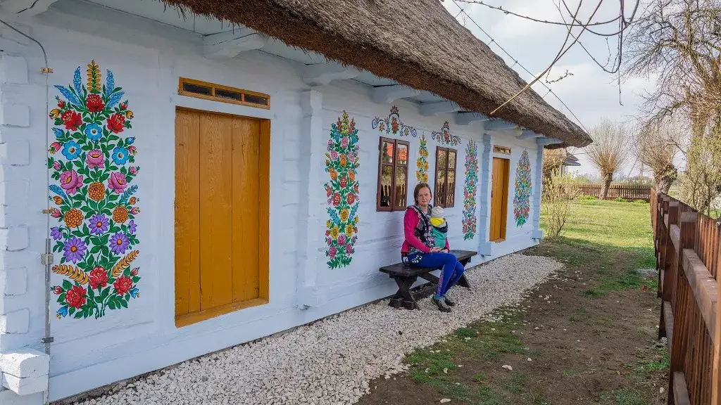 Zalipie malowane domy