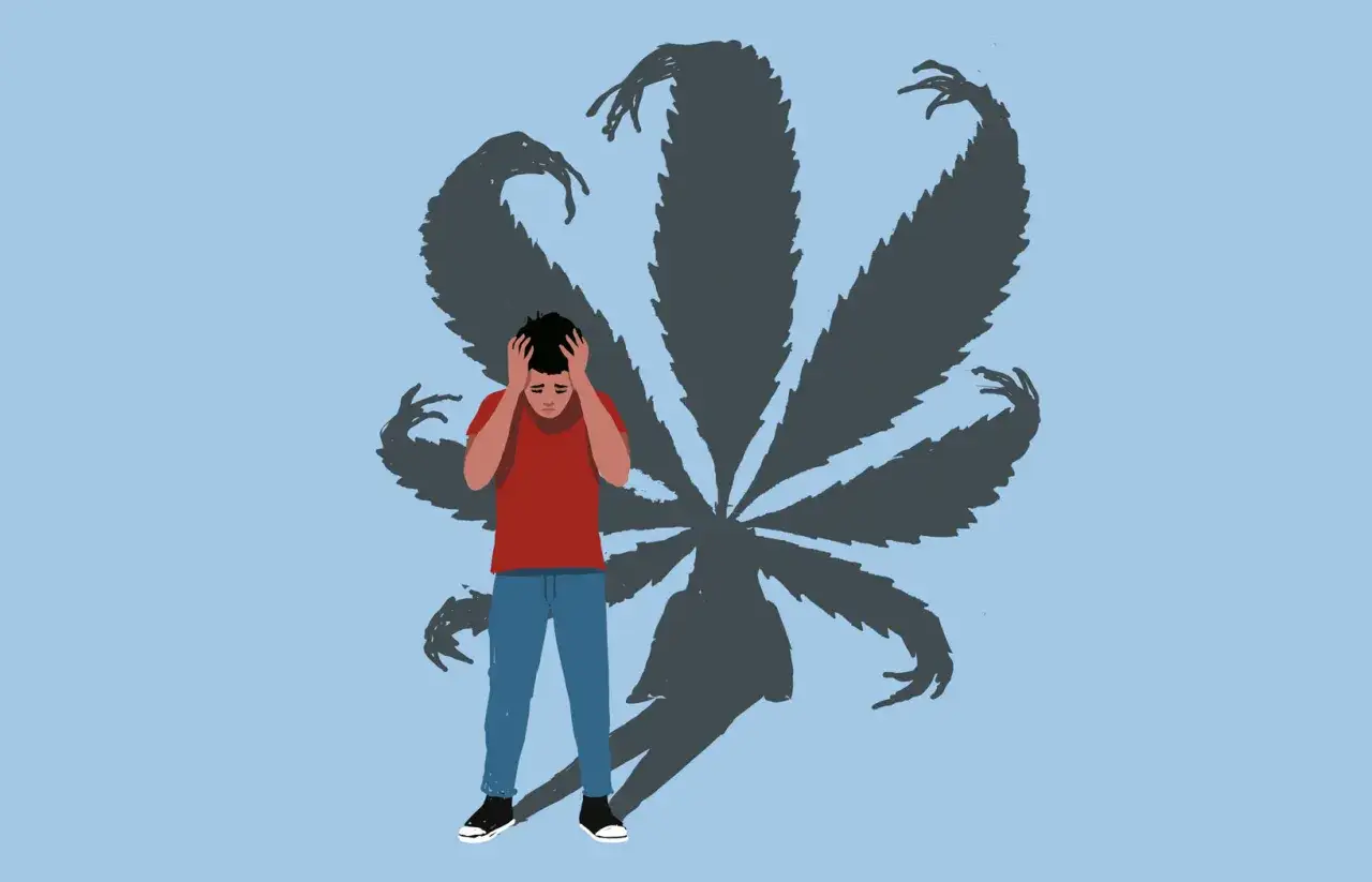 objawy używania marihuany u nastolatk&oacute;w grafika