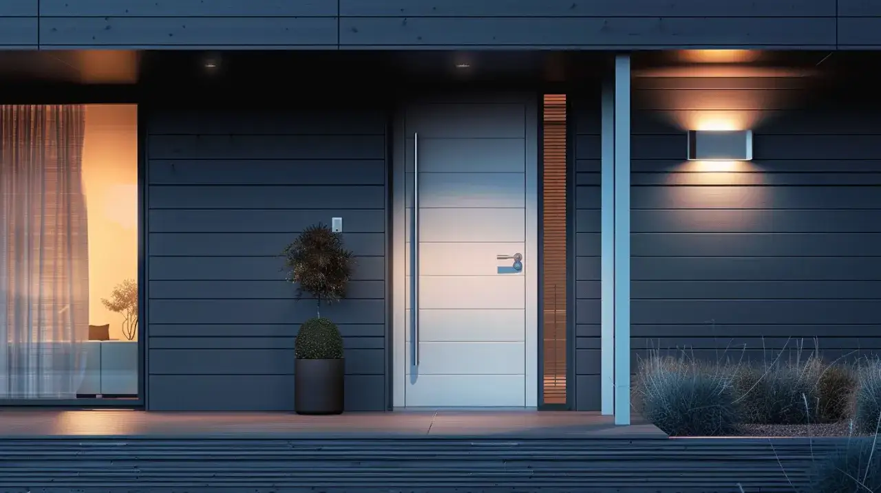 Zdjęcie Drzwi z naświetlem bocznym: nowoczesne opcje i zalety