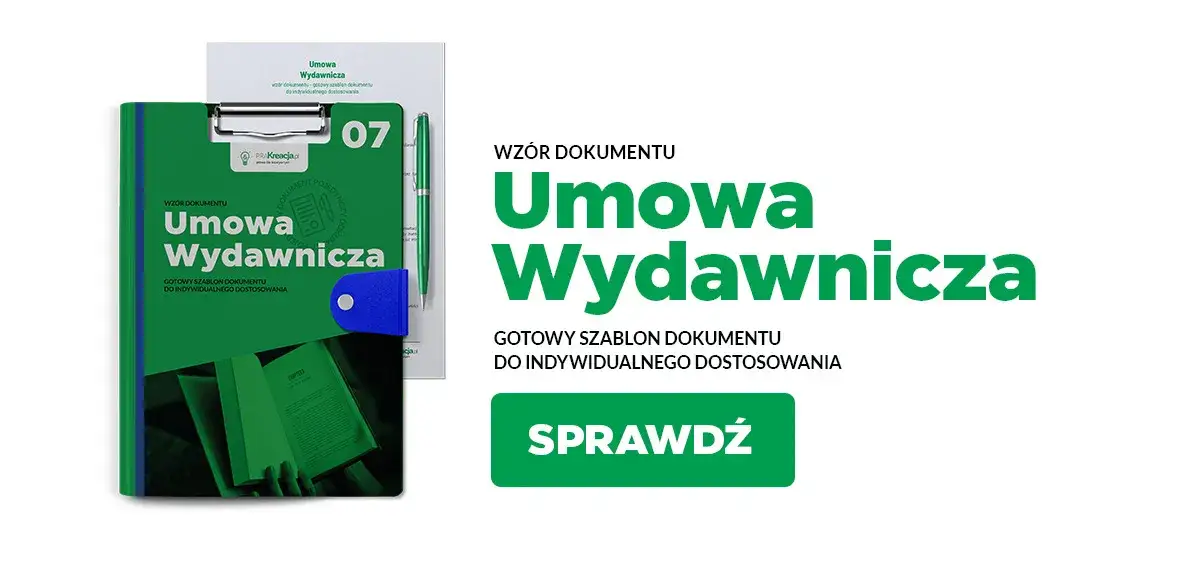 kluczowe elementy umowy wydawniczej infografika