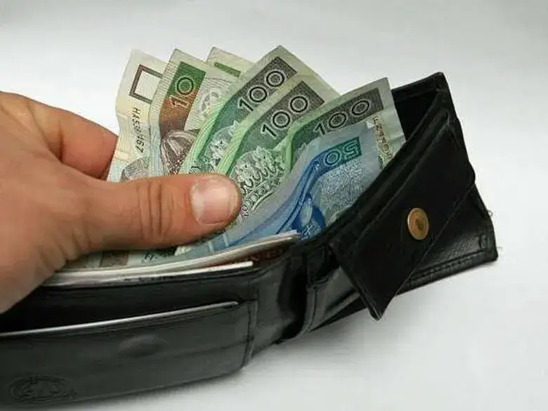 portfel z pieniędzmi i dokumentami