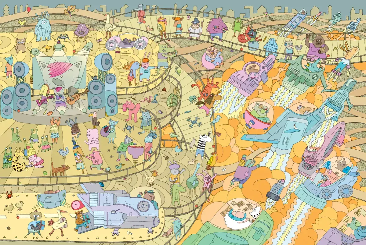 Wesołe stworki na koncercie i w kosmosie. Autorzy książki 