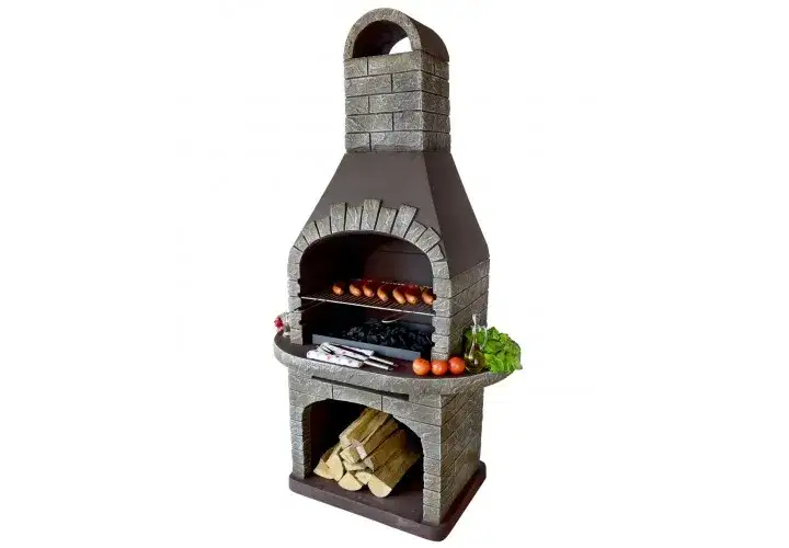 R&oacute;żne rodzaje grilli ogrodowych: granitowy, ceglany, stalowy, betonowy