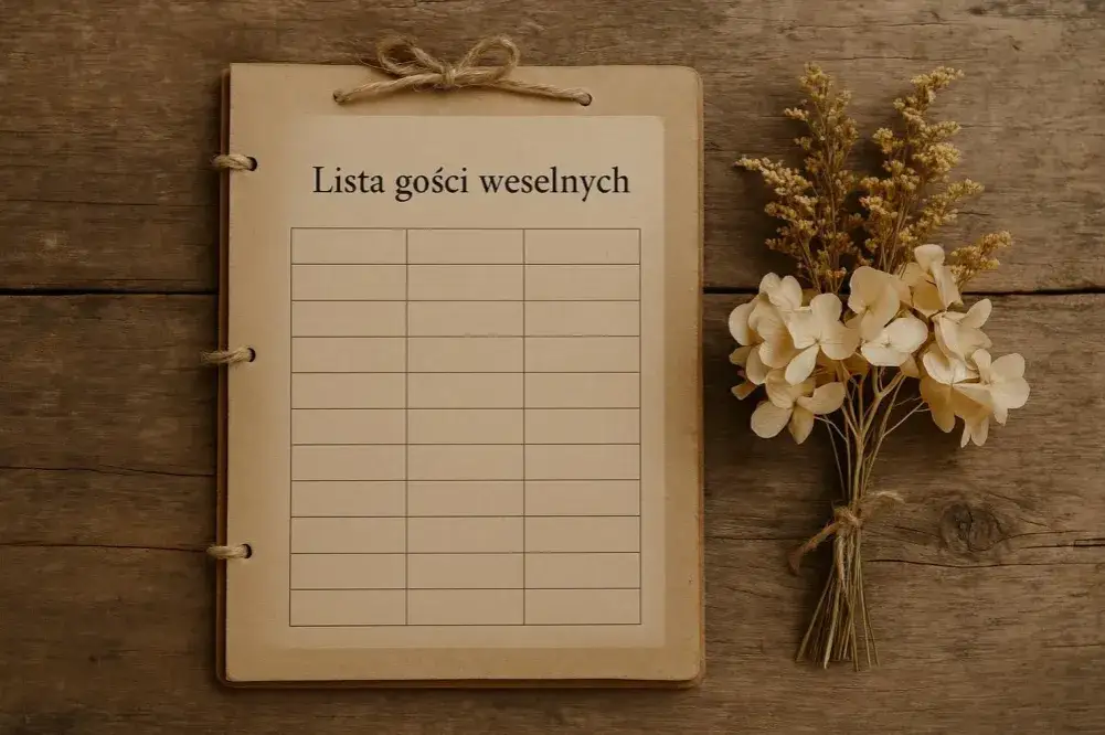 Metoda kręg&oacute;w bliskości lista gości wesele