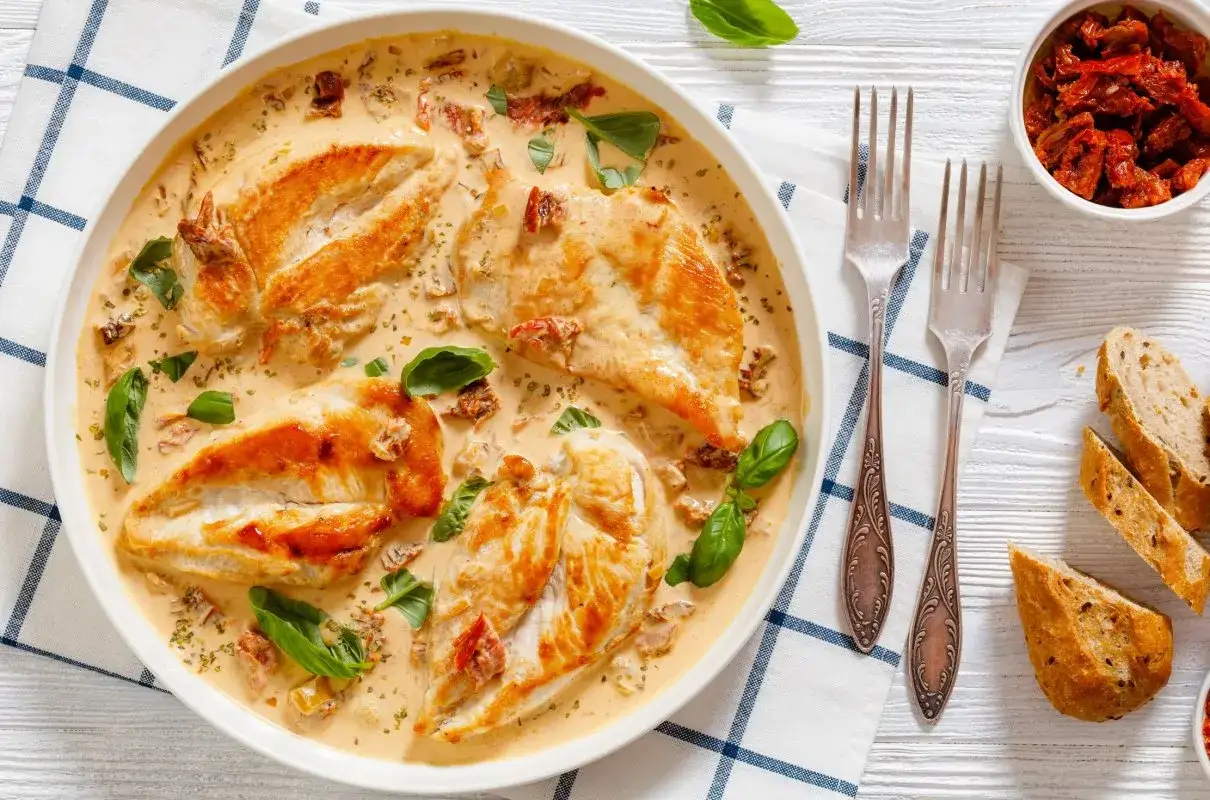 sur&oacute;wki do kurczaka w sosie śmietanowym r&oacute;żnorodność